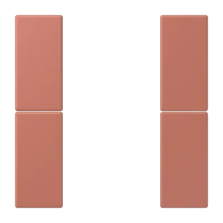 JUNG LS 990 Le Corbusier, Terre Sienne Brique, арт. LC502TSA236