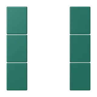 JUNG LS 990 Le Corbusier, Vert Anglais, арт. LC503TSA216
