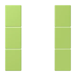 JUNG LS 990 Le Corbusier, Vert Clair, арт. LC503TSA221