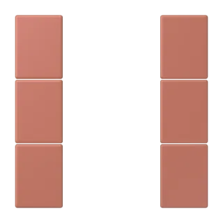 JUNG LS 990 Le Corbusier, Terre Sienne Brique, арт. LC503TSA236
