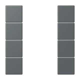 JUNG LS 990 Le Corbusier, Gris Foncé 31, арт. LC504TSA202
