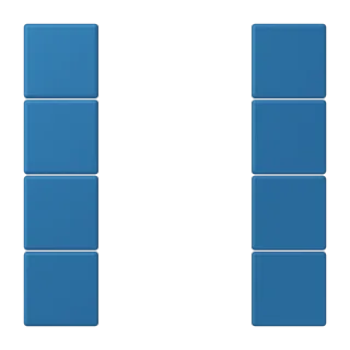 JUNG LS 990 Le Corbusier, Bleu Céruléen 31, арт. LC504TSA211