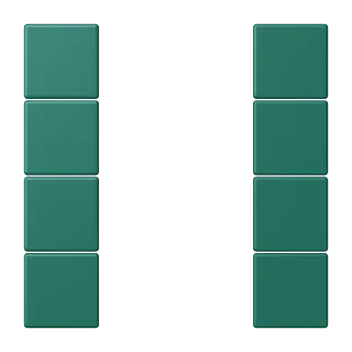 JUNG LS 990 Le Corbusier, Vert Anglais, арт. LC504TSA216