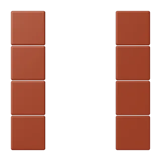 JUNG LS 990 Le Corbusier, L'Ocre Rouge, арт. LC504TSA232
