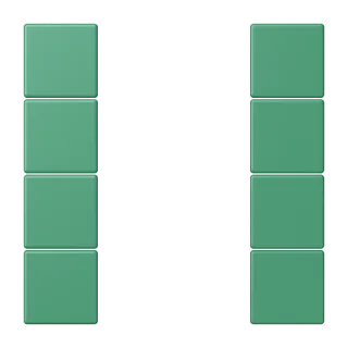 JUNG LS 990 Le Corbusier, Vert 59, арт. LC504TSA250