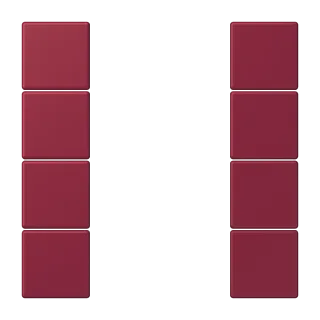 JUNG LS 990 Le Corbusier, Le Rubis, арт. LC504TSA255