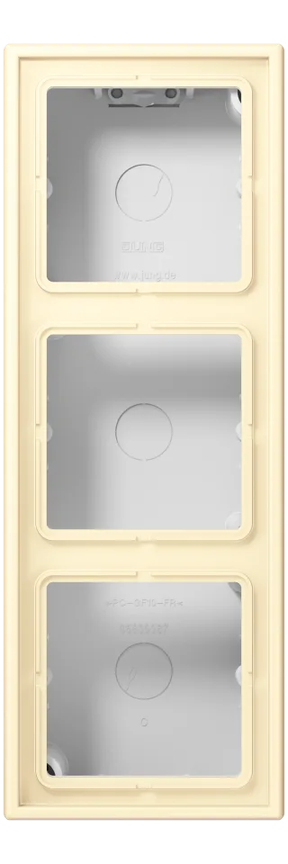 Surface cap, 3-gang