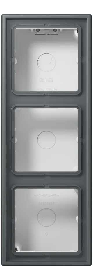 Surface cap, 3-gang