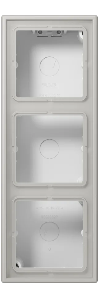 Surface cap, 3-gang