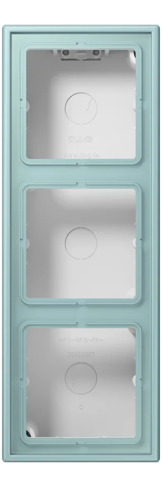 Surface cap, 3-gang