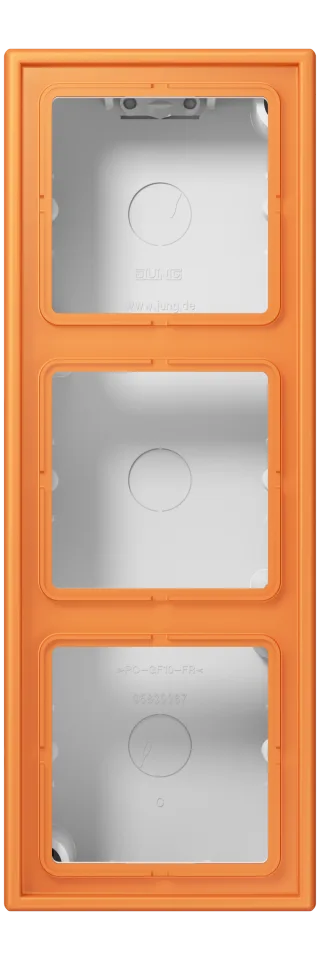 Surface cap, 3-gang
