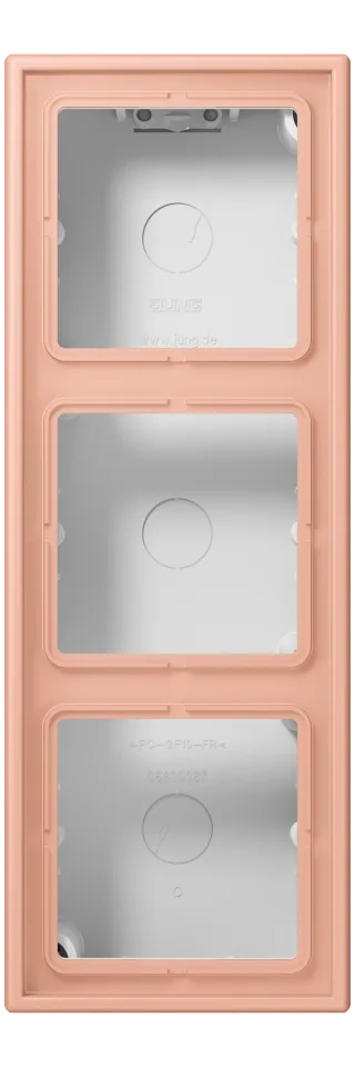 Surface cap, 3-gang