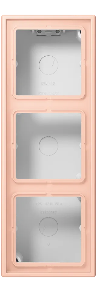 Surface cap, 3-gang