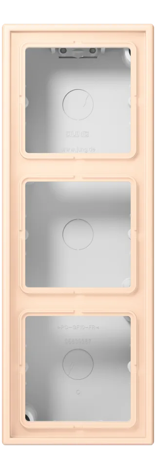 Surface cap, 3-gang