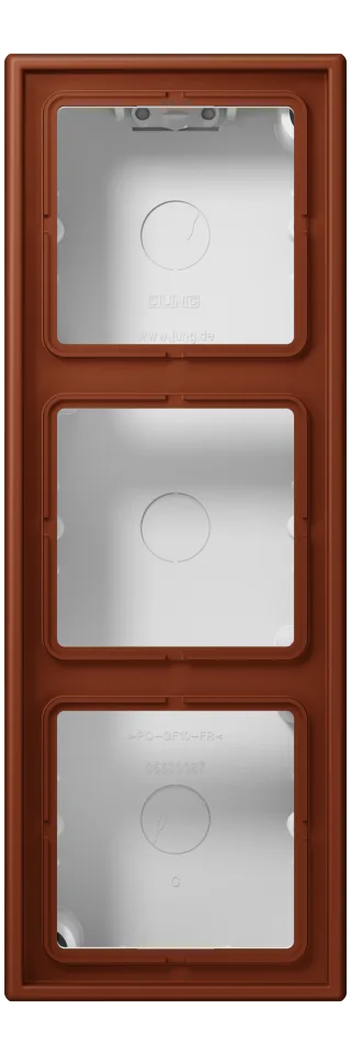 Surface cap, 3-gang