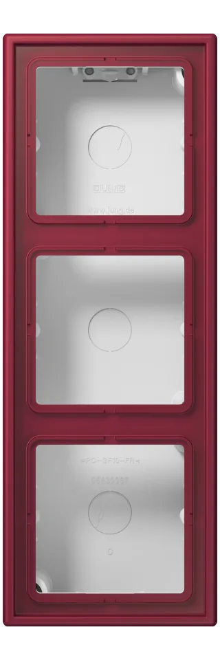 Surface cap, 3-gang