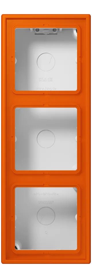 Surface cap, 3-gang