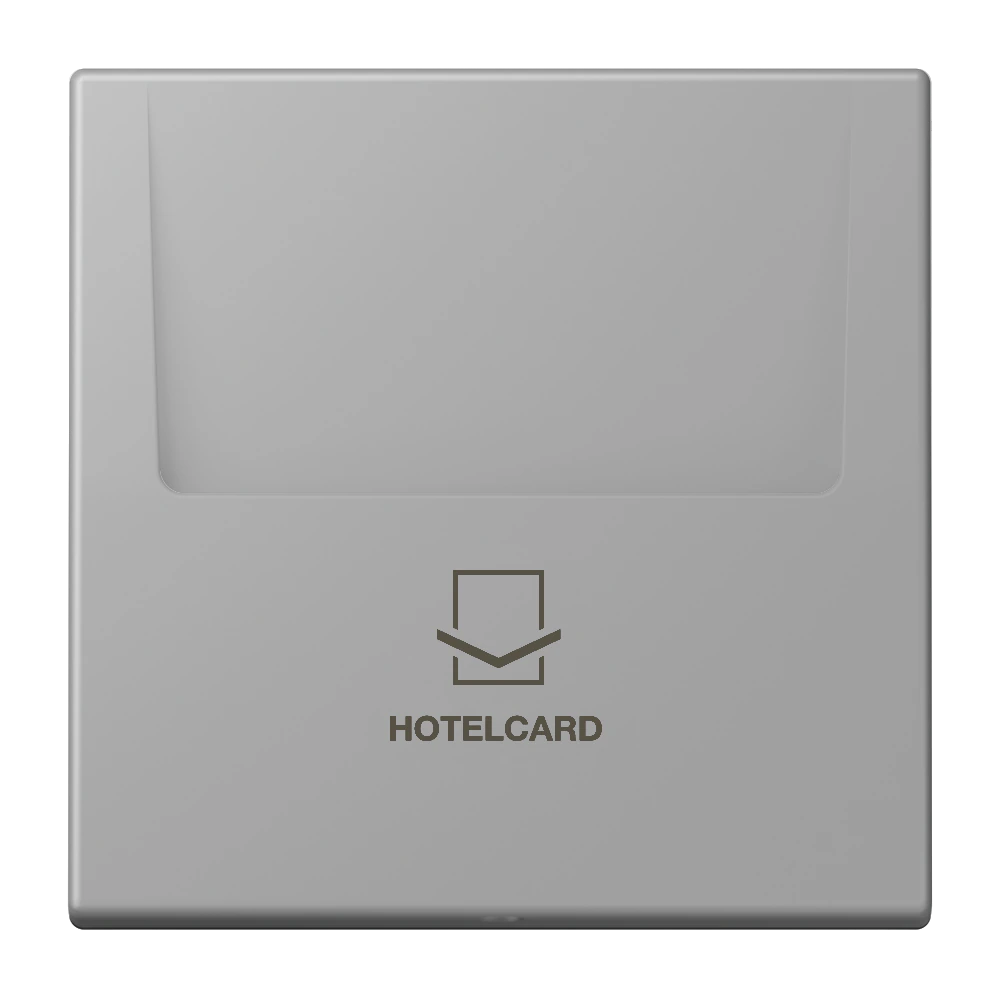 Key card holder — JUNG LS 990 Le Corbusier, Gris Moyen, art. LC590CARD204
