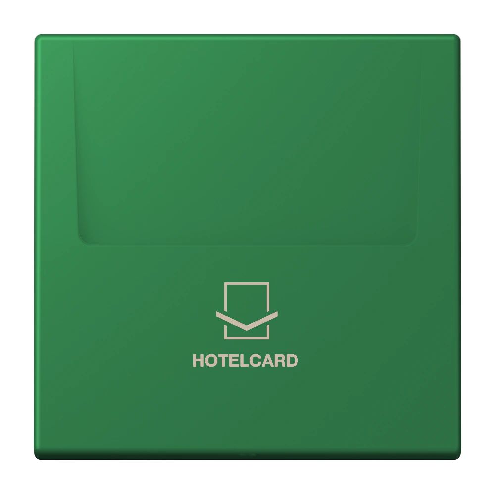 Key card holder — JUNG LS 990 Le Corbusier, Vert Foncé, art. LC590CARD219
