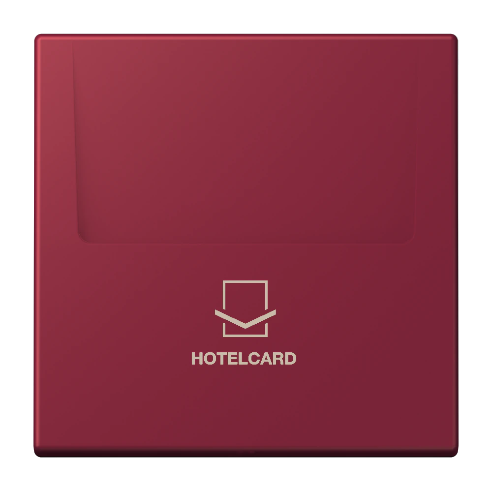 Key card holder — JUNG LS 990 Le Corbusier, le corbusier 255, art. LC590CARD255