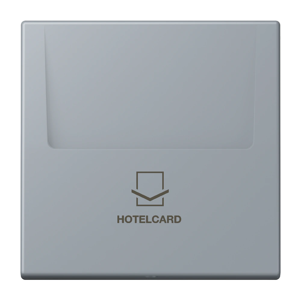 Key card holder — JUNG LS 990 Le Corbusier, le corbusier 257, art. LC590CARD257