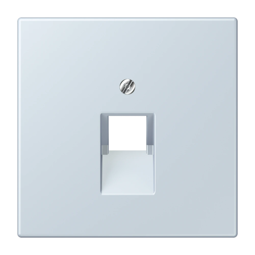 Крышка для модульных гнёзд IAE/UAE (1 x 8-пол.) — JUNG LS 990 Le Corbusier, Outremer Pale, арт. LC969-1UA209