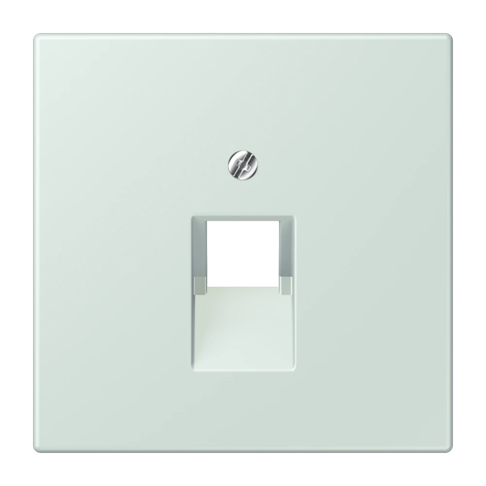 Крышка для модульных гнёзд IAE/UAE (1 x 8-пол.) — JUNG LS 990 Le Corbusier, Céruléen Pale, арт. LC969-1UA215
