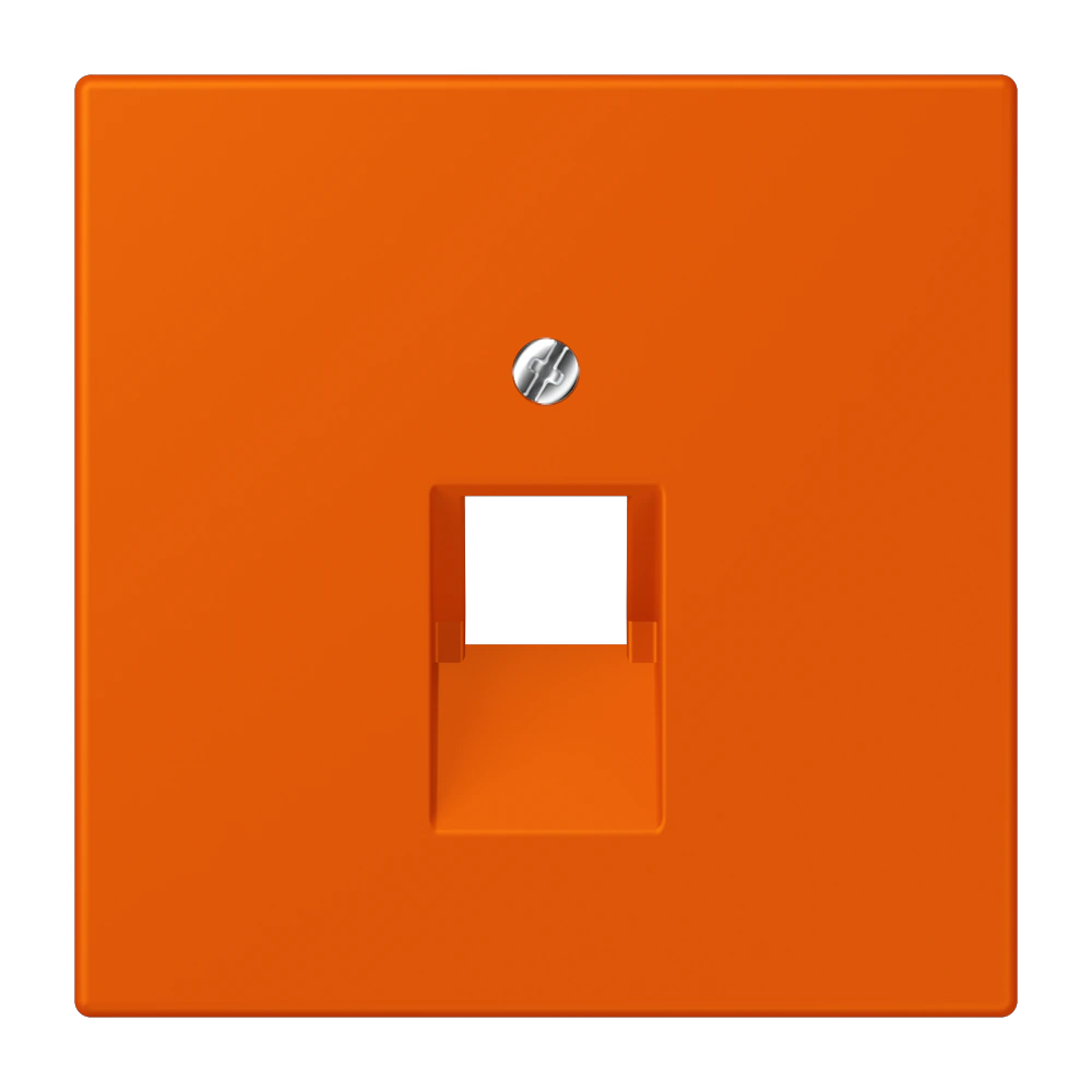 Centre plate for 1-gang modular jack socket (8-pole) — JUNG LS 990 Le Corbusier, le corbusier 260, art. LC969-1UA260