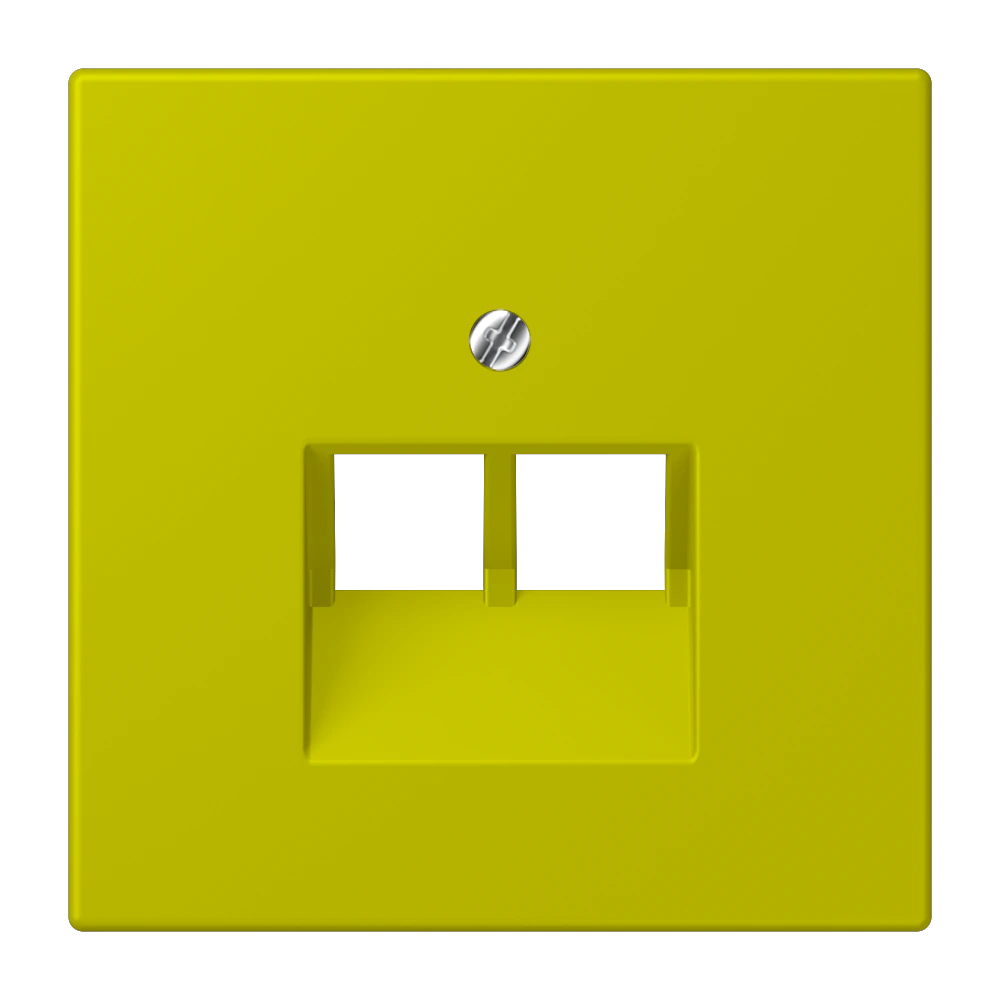 Крышка для 2-ных модульных гнёзд (2 x 8-пол.) — JUNG LS 990 Le Corbusier, le corbusier 249, арт. LC969-2UA249