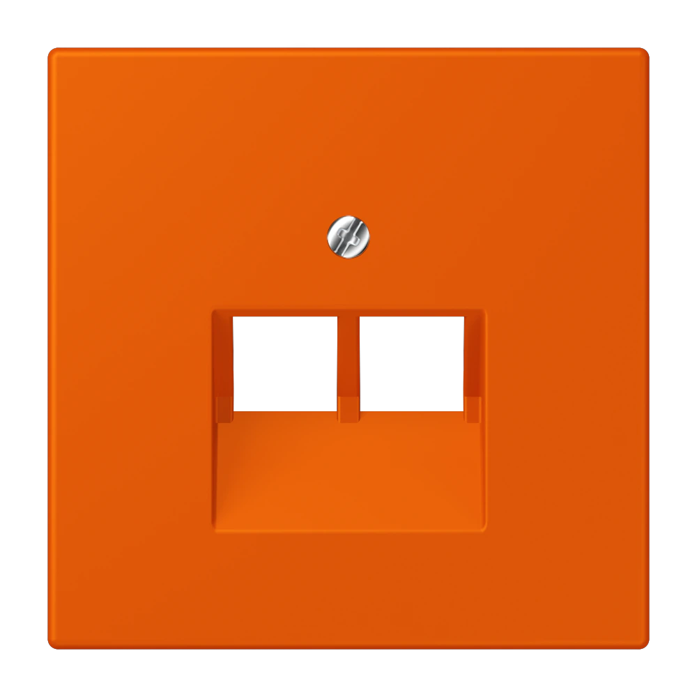 Крышка для 2-ных модульных гнёзд (2 x 8-пол.) — JUNG LS 990 Le Corbusier, le corbusier 260, арт. LC969-2UA260