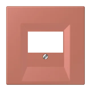 Centre plate for loudspeaker socket