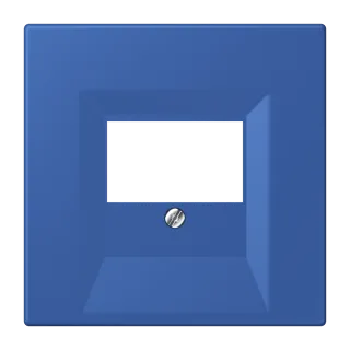Centre plate for loudspeaker socket