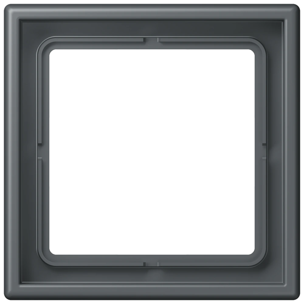 Frame, 1-gang — JUNG LS 990 Le Corbusier, Gris Foncé 31, art. LC981202