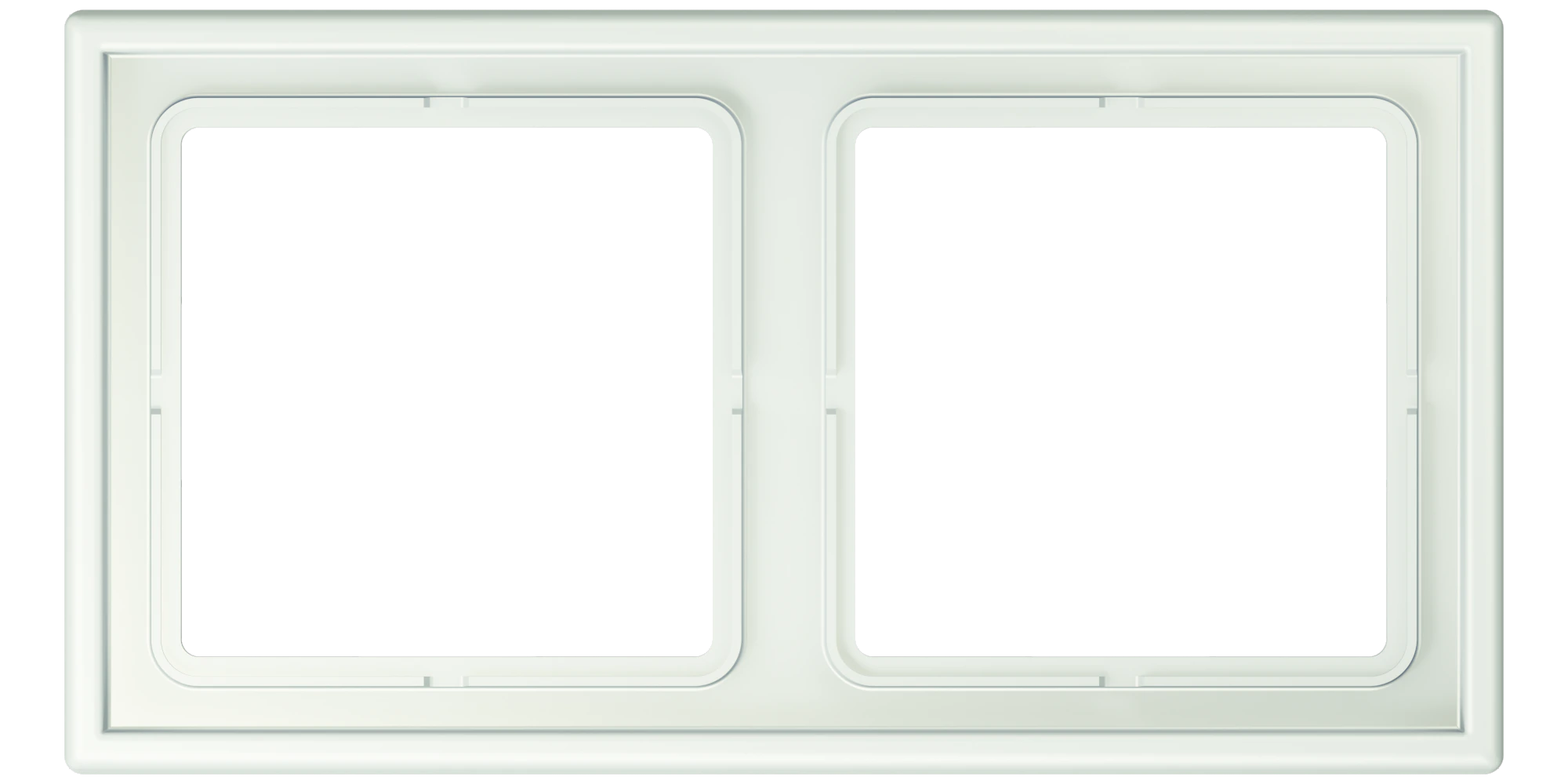 Frame, 2-gang — JUNG LS 990 Le Corbusier, Outremer Gris, art. LC982210