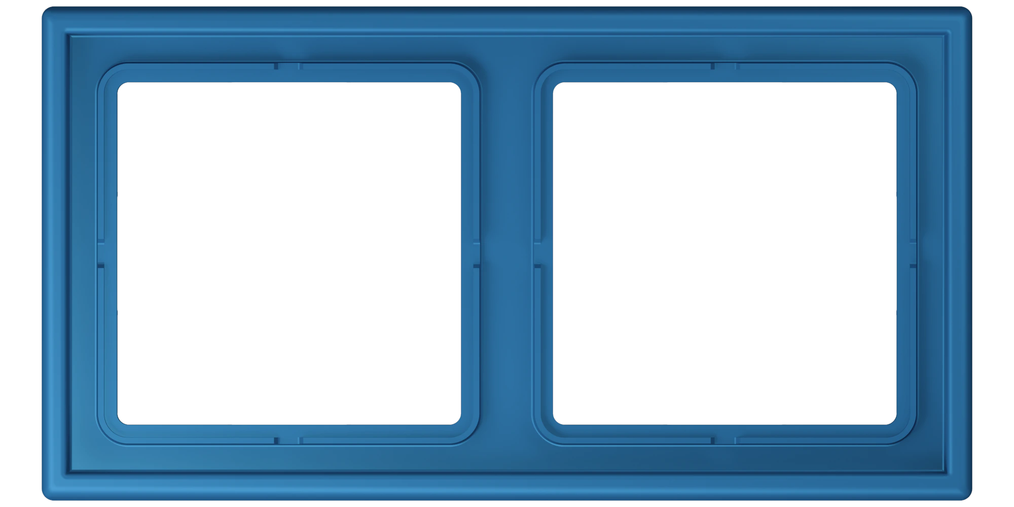 Рамка 2-ная — JUNG LS 990 Le Corbusier, Bleu Céruléen 31, арт. LC982211