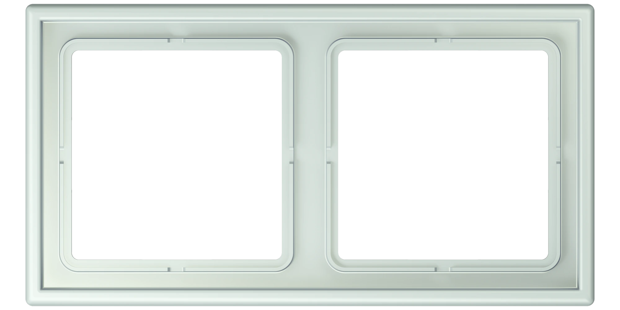 Frame, 2-gang — JUNG LS 990 Le Corbusier, Céruléen Pale, art. LC982215
