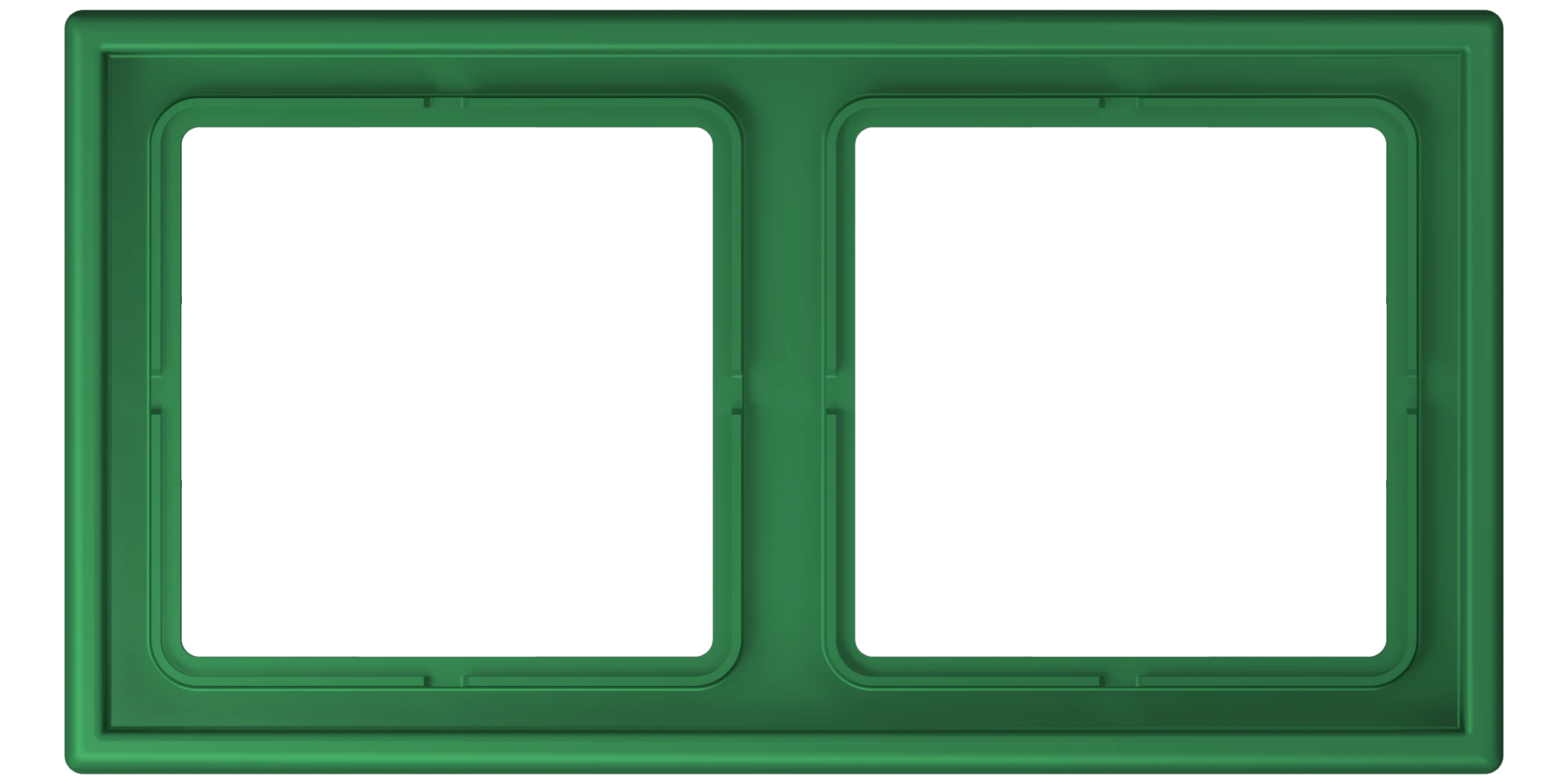 Рамка 2-ная — JUNG LS 990 Le Corbusier, Vert Foncé, арт. LC982219