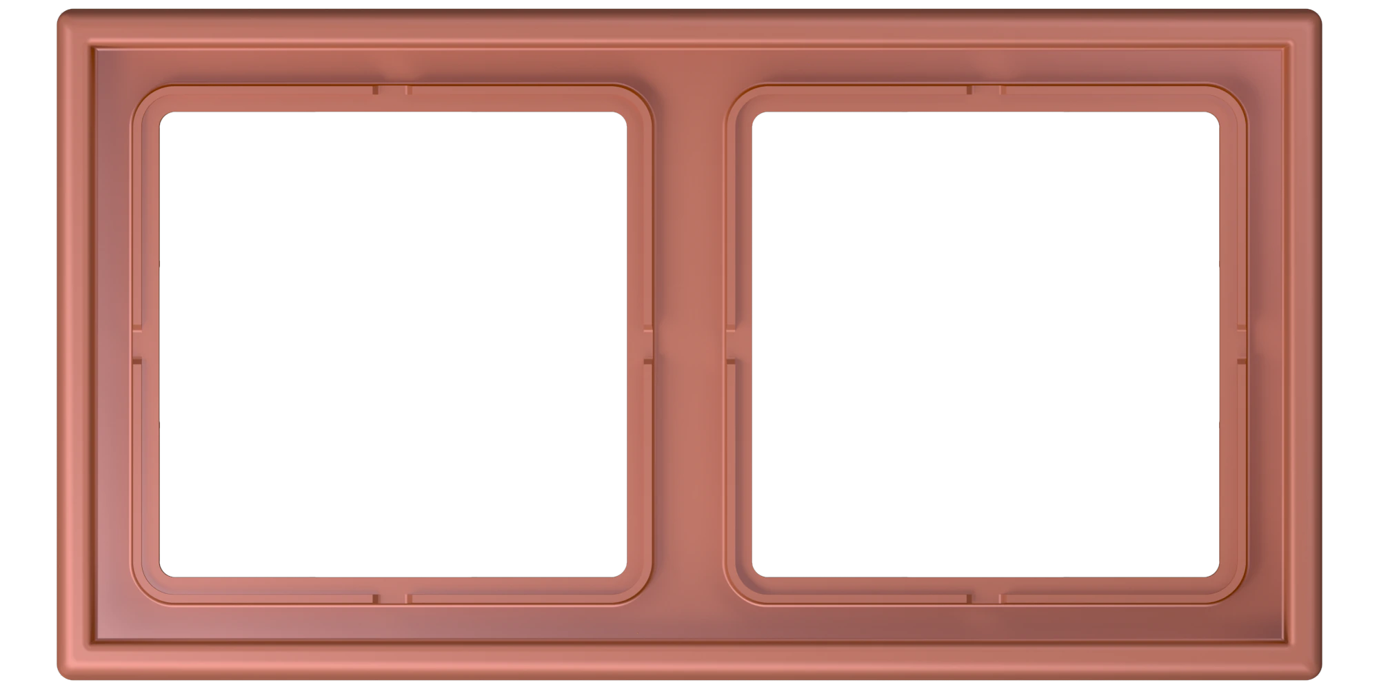 Frame, 2-gang — JUNG LS 990 Le Corbusier, le corbusier 236, art. LC982236