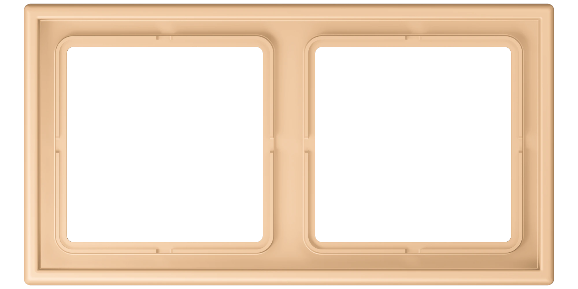 Frame, 2-gang — JUNG LS 990 Le Corbusier, le corbusier 237, art. LC982237