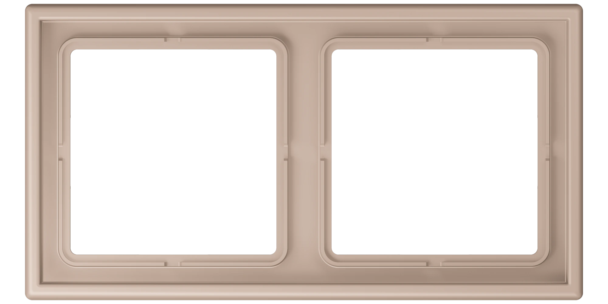 Frame, 2-gang — JUNG LS 990 Le Corbusier, le corbusier 240, art. LC982240