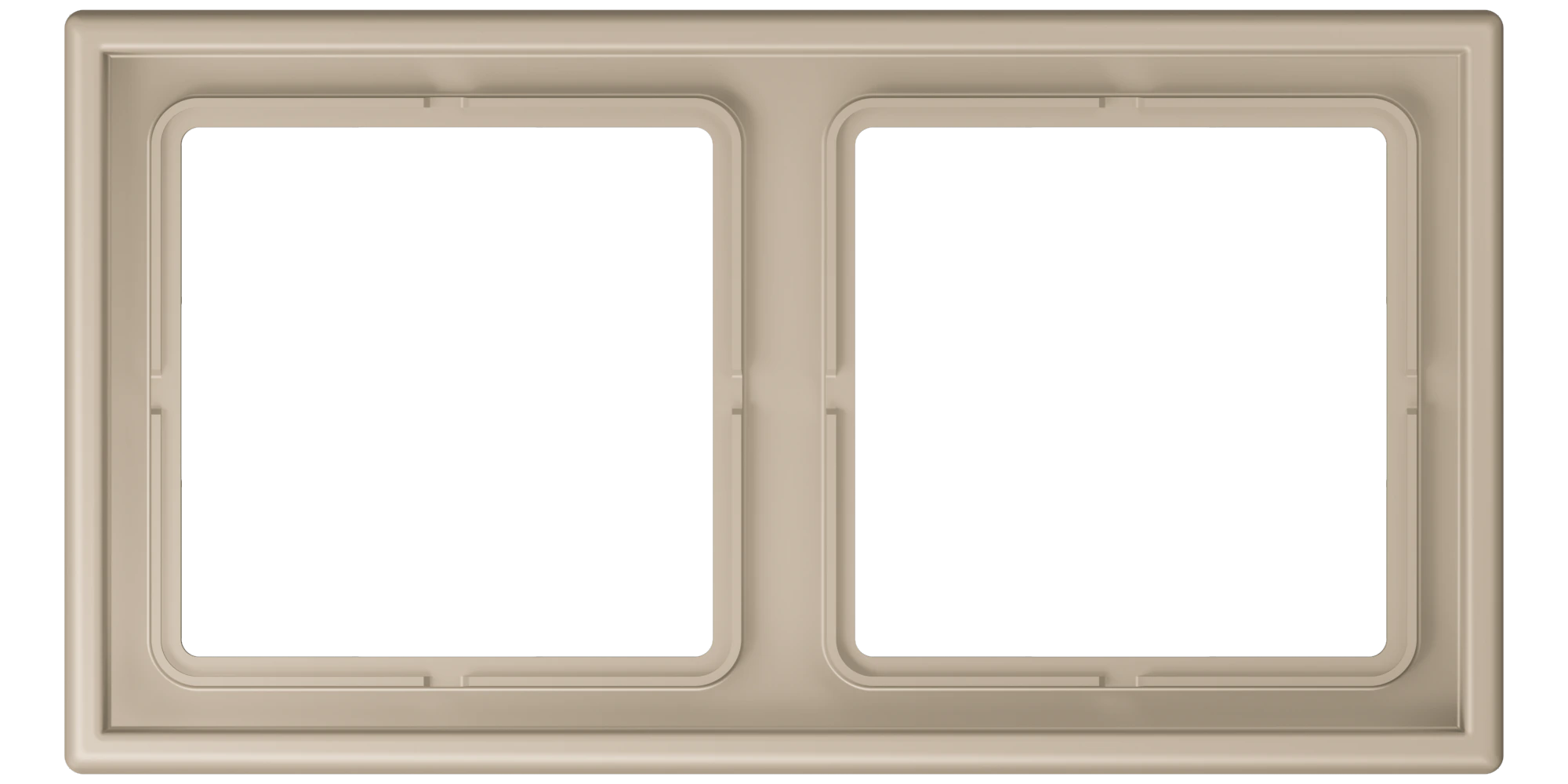 Frame, 2-gang — JUNG LS 990 Le Corbusier, le corbusier 243, art. LC982243