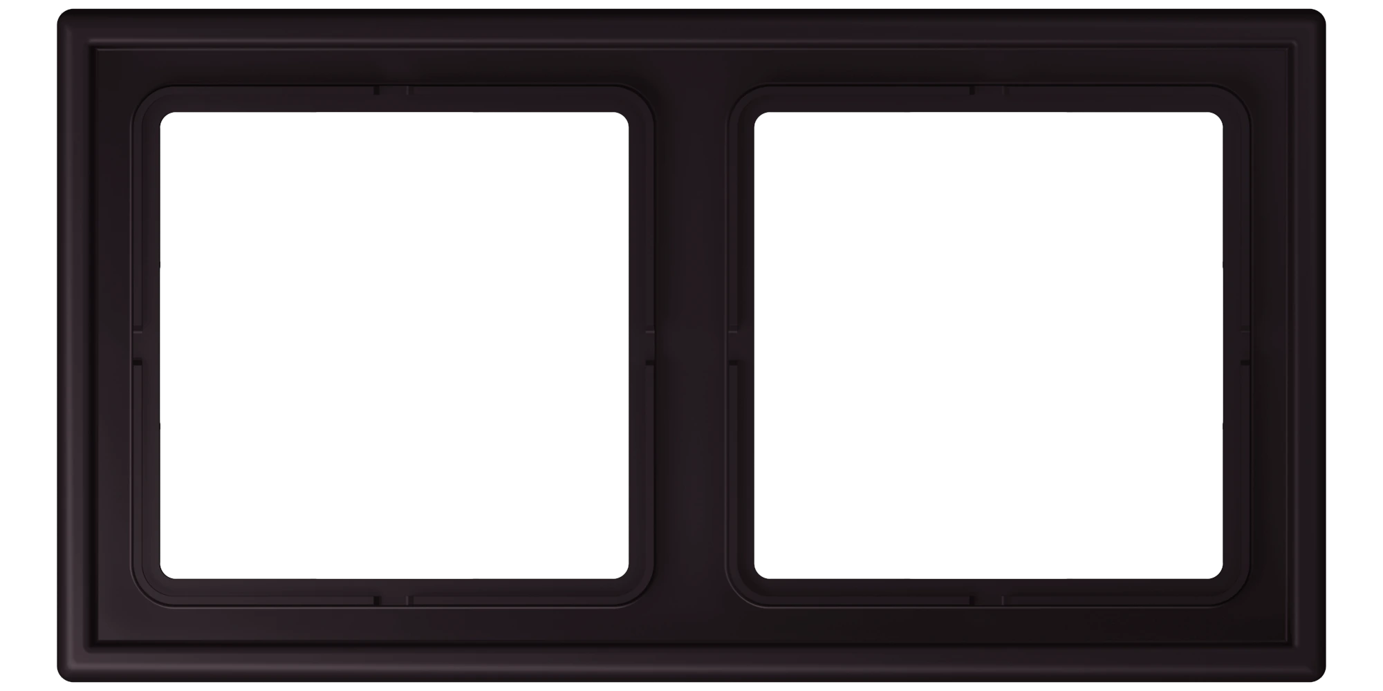Frame, 2-gang — JUNG LS 990 Le Corbusier, le corbusier 248, art. LC982248