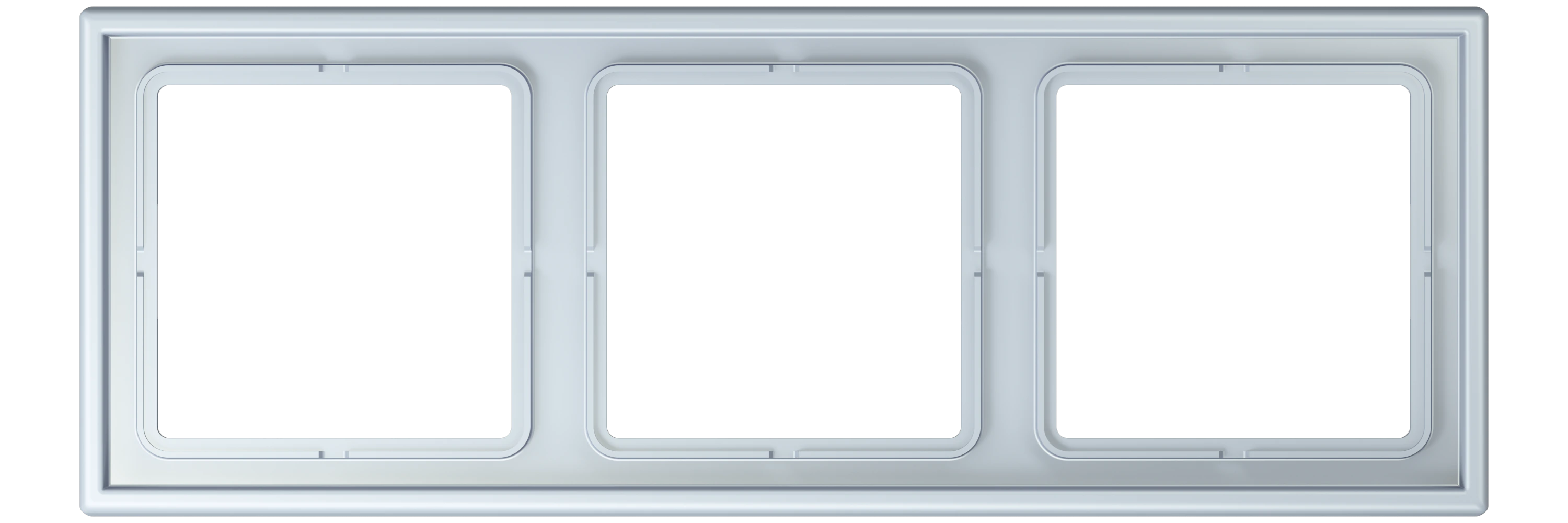 Frame, 3-gang — JUNG LS 990 Le Corbusier, Outremer Pale, art. LC983209