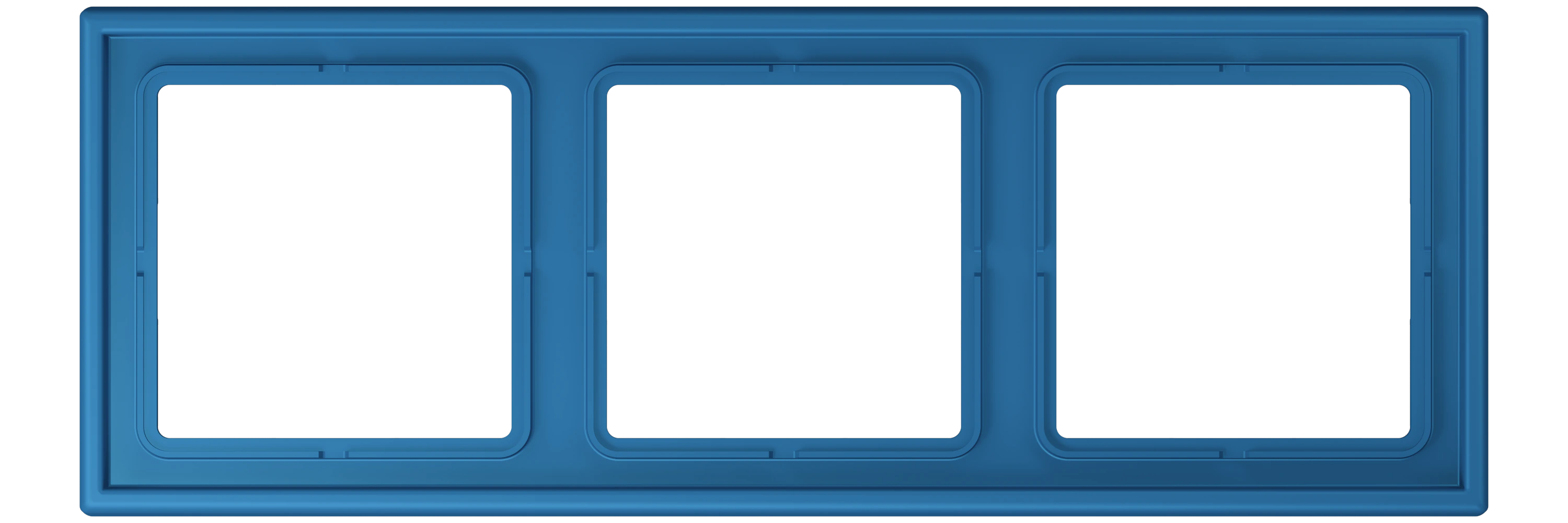Рамка 3-ная — JUNG LS 990 Le Corbusier, Bleu Céruléen 31, арт. LC983211