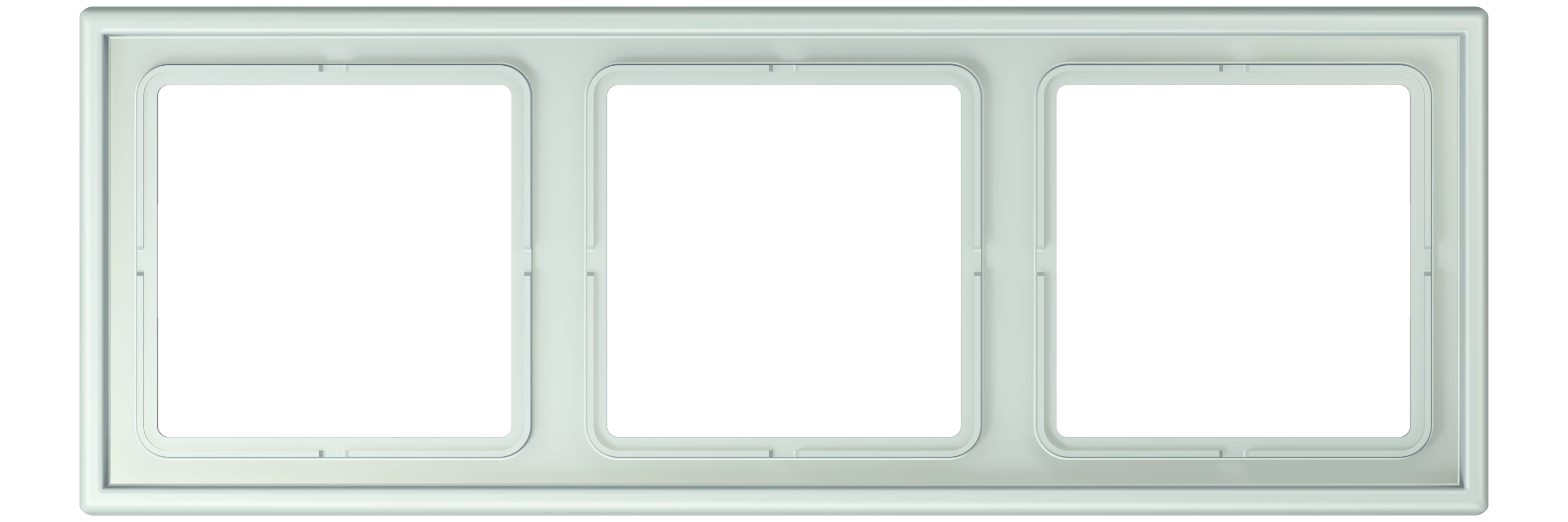 Frame, 3-gang — JUNG LS 990 Le Corbusier, Céruléen Pale, art. LC983215