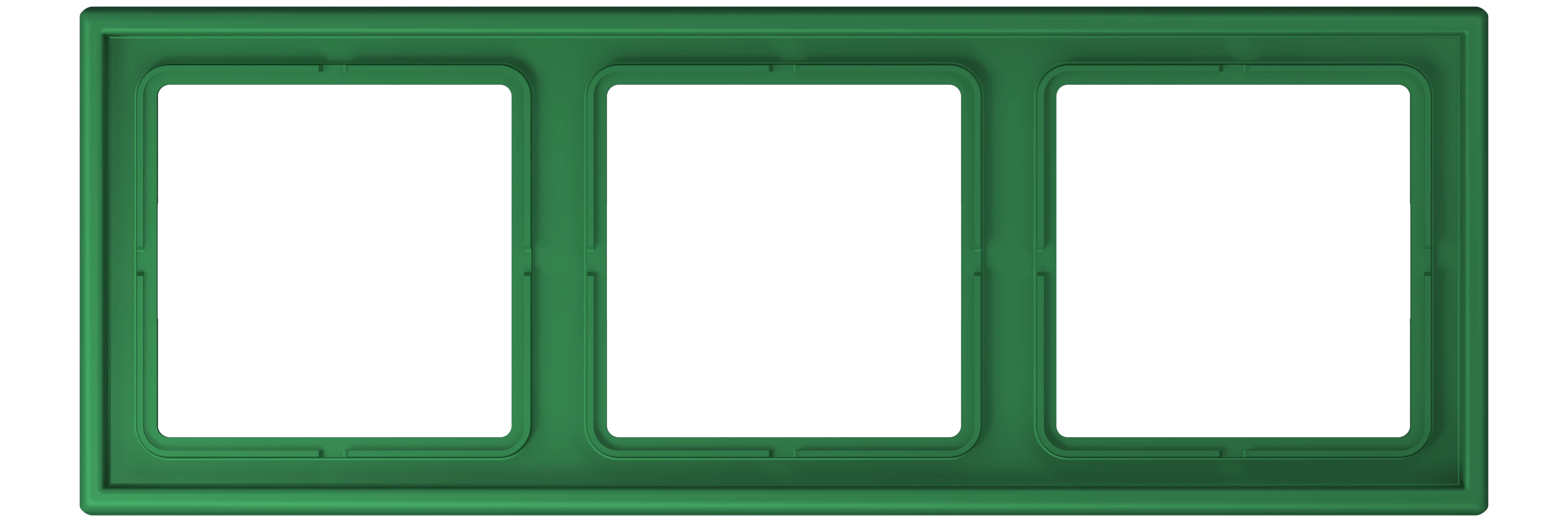 Рамка 3-ная — JUNG LS 990 Le Corbusier, Vert Foncé, арт. LC983219