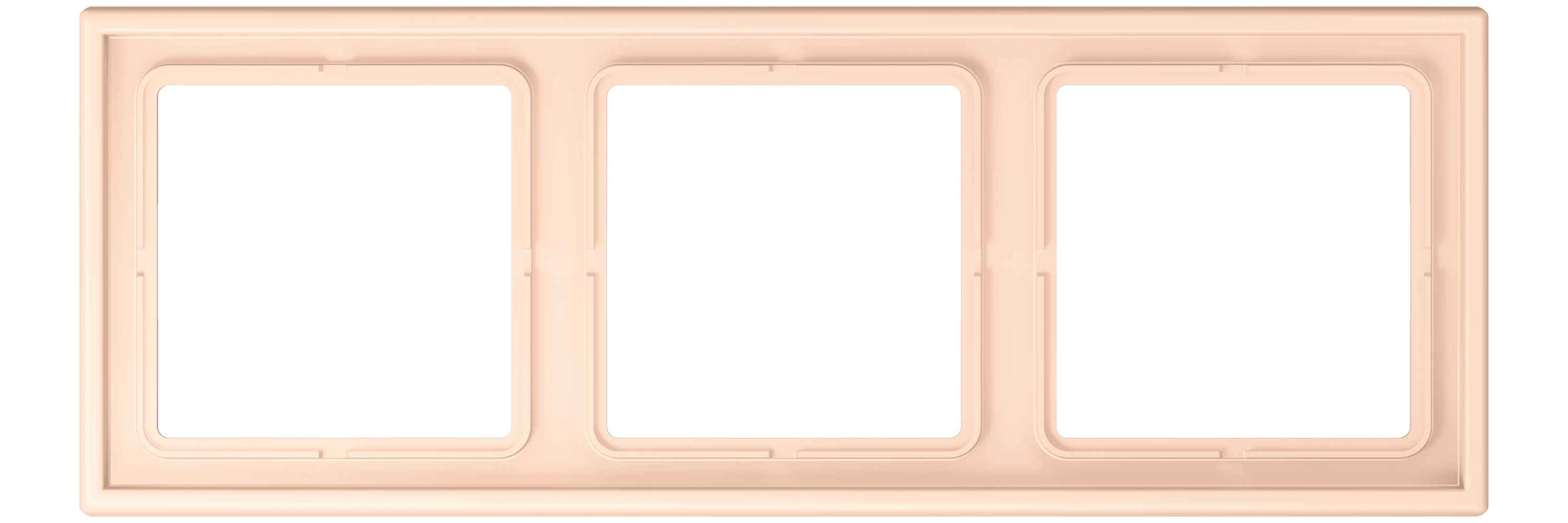 Frame, 3-gang — JUNG LS 990 Le Corbusier, le corbusier 228, art. LC983228