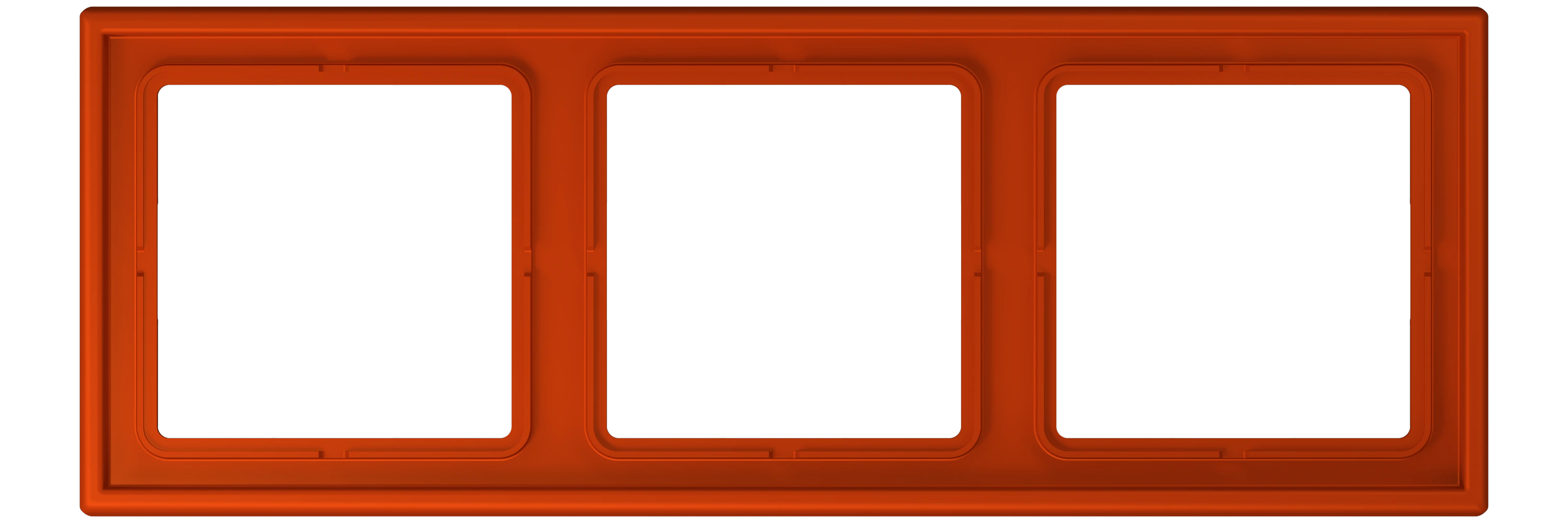 Frame, 3-gang — JUNG LS 990 Le Corbusier, le corbusier 244, art. LC983244
