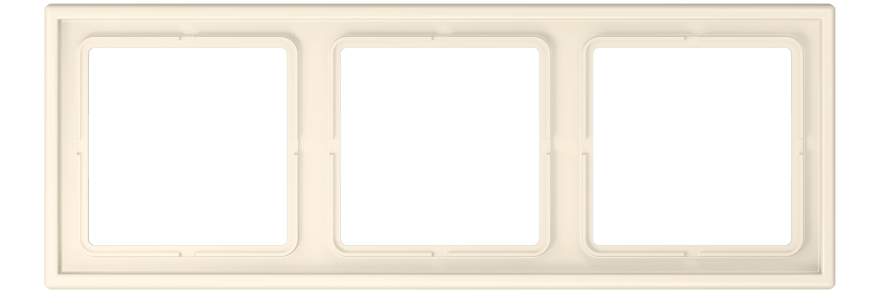 Frame, 3-gang — JUNG LS 990 Le Corbusier, le corbusier 245, art. LC983245