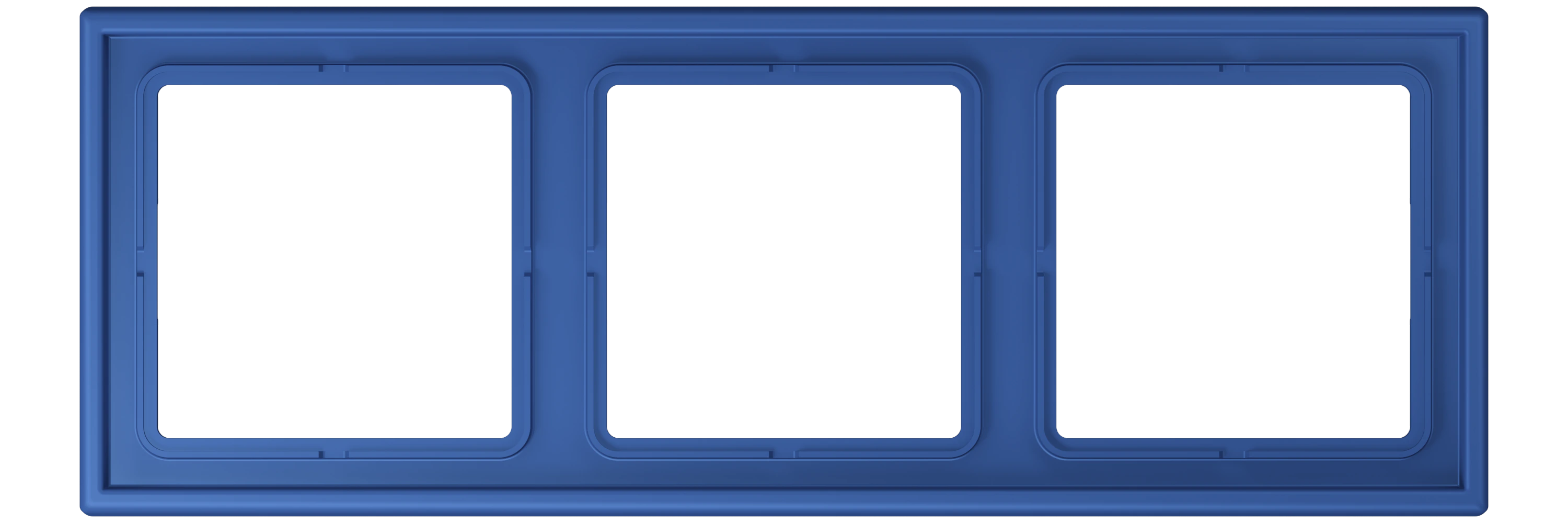 Frame, 3-gang — JUNG LS 990 Le Corbusier, le corbusier 253, art. LC983253
